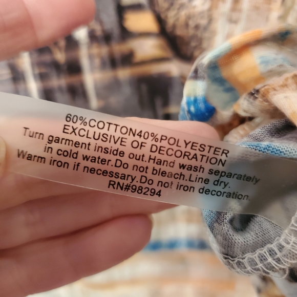 Knit Chich Italian scenery size small tunic. - Picture 6 of 6